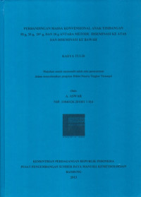 Perbandingan Massa Konvensional Anak TImbangan 50 g, 20 g, 20* g, dan 10 g Antara Metode Diseminasi Ke Atas dan Diseminasi Ke Bawah