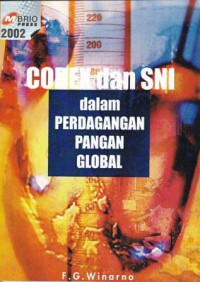 Codex dan SNI dalam Perdagangan pangan Global