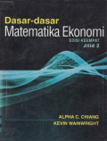 Dasar-dasar matematika ekonomi jilid 2