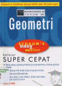 Geometri: Schaum's easy outlines belajar super cepat