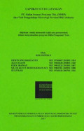 LAPORAN STUDI LAPANGAN PT. Salim Ivomas Pratama Tbk (SIMP) dan unit pengelolaan metrologi provinsi DKI Jakarta