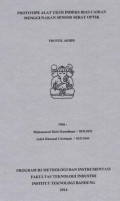 Prototipe alat ukur indeks bias cairan menggunakan sensor serat optik
