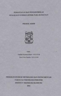 Pemantauan dan pengontrolan pemakaian energi listrik pada bangunan