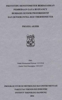 Prototipe densitometer berdasarkan perbedaan gaya buoyancy berbasis sensor piezoresistif dan sensor infra-red thermometer