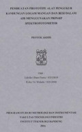 Pembuatan prototipe alat pengukur kandungan logam mangan dan besi dalam air mengguanakan prinsip spektrofotometer