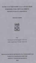 Pembuatan Prototipe alat ukur kadar peroksida pada minyak goreng menggunakan laser hijau