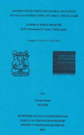 Kondisi instrumentasi central facilities kenali asam Pertamina EP Asset 1 field Jambi: Laporan kerja praktik di PT Pertamina EP Asset 1 Field Jambi tanggal 25 Mei s.d 4 Juli 2015
