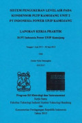 Sistem pengukuran level air pada kondensor PLTP Kamojang unit 2 PT. Indonesia Power UPJP Kamojang: Laporan kerja praktik di PT. Indonesia Power UPJP Kamojang tanggal 1 Juni 2015-30 Juni 2015