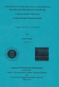 Perbandingan pengujian gelas ukur dengan metode gravimetri dan volumetri: Laporan kerja praktek di Balai Metrologi Wilayah Surakarta