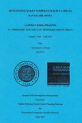 Sistem pengukuran temperatur di PLTA Cirata dan kalibrasinya: Laporan kerja praktik PT. Pembangkit Jawa Bali Unit Pemnagkit (PJB UP) Cirata