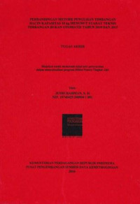 Perbandingan Metode Pengujian Timbangan Dacin Kapasitas 10kg Menurut Syarat Teknis Timbangan Bukan Otomatis Tahun 2010 dan 2015