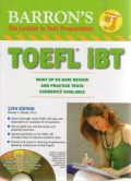 TOEFL iBT (Internet-Based Test): Barron's the leader in test preparation