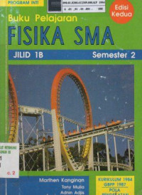 Buku pelajaran fisika SMA jilid 1B semester 2