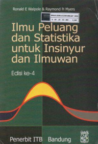 Ilmu peluang dan statistika untuk Insinyur dan Ilmuwan