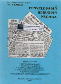 Penyelesaian Kerugian Negara