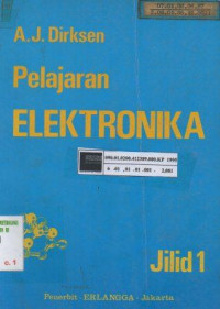 Pelajaran Elektronika Jilid 1