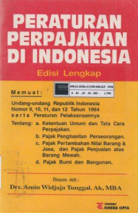 Peraturan perpajakan di Indonesia