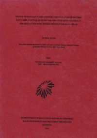 Sistem Persamaan tabel faktor cakupan (t-distribution) dan tabel faktor koreksi volume (vcf) astm no.53b dan 54b dengan metode inversi menggunakan matlab