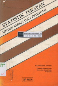 Statistik terapan untuk bisnis dan ekonomi