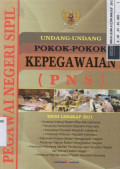 Undang-undang pokok-pokok kepegawaian (PNS)